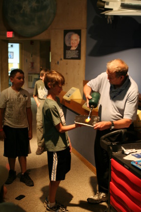 2011-06-29-Camp-Wehinahpay-Space Museum-16-Chance-shuttle-heat-tile-GOOD.JPG